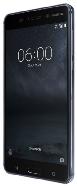 Nokia 6 Dual Sim - 32GB, 3GB RAM, 4G LTE, Blue